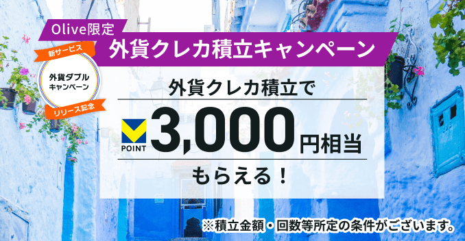 �V�T�[�r�X�����[�X�L�O �O�݃_�u���L�����y�[�� Olive���� �O�݃N���J�ϗ��L�����y�[�� �O�݃N���J�ϗ���V�|�C���g3,000�~�������炦��I ���ϗ����z�E�񐔓�����̏������������܂��B