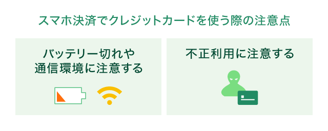 �X�}�z���ςŃN���W�b�g�J�[�h���g���ۂ̒��ӓ_