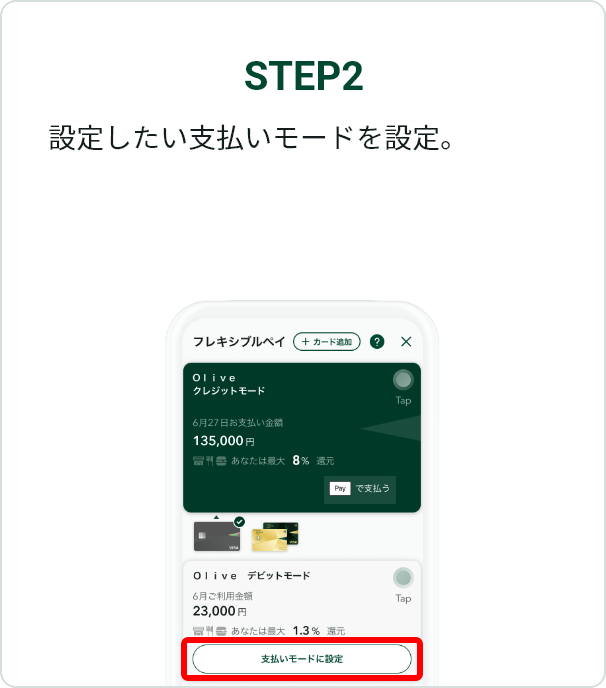 STEP2 �ݒ肵�����x�������[�h��ݒ�B