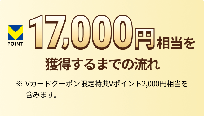 17,000�~�������l������܂ł̗��ꁦV�J�[�h�N�[�|��������TV�|�C���g2,000�~�������܂݂܂��B