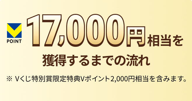 V�|�C���g17,000�~�������l������܂ł̗��ꁦV�������ʏ܌�����TV�|�C���g2,000�~�������܂݂܂��B