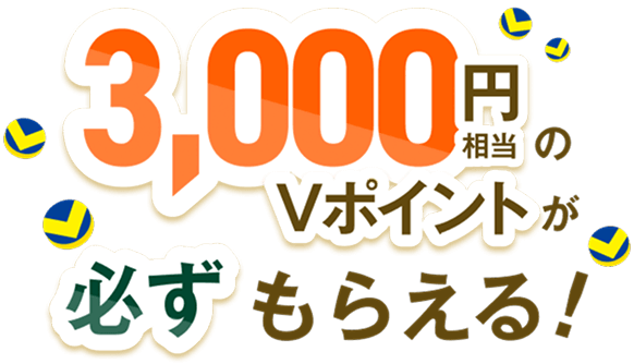 3,000�~������V�|�C���g���K�����炦��I