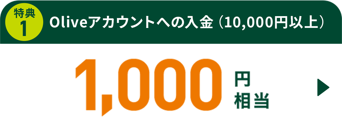 T ① OliveAJEgւ̓i10,000~ȏj 1,000~