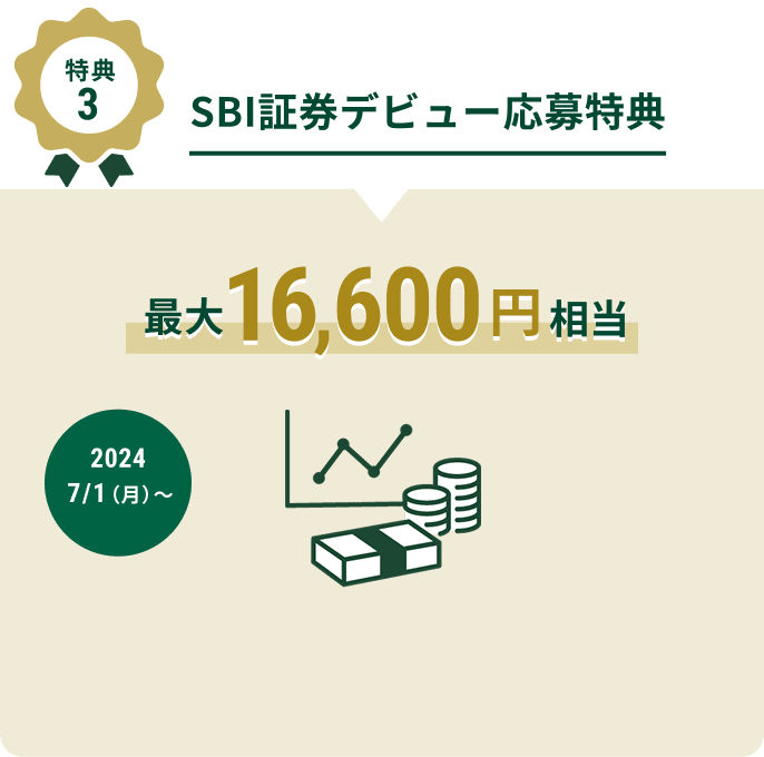 ���T3 SBI�،��f�r���[������T �ő�16,600�~����