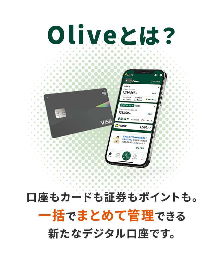 OliveƂ? J[h،|CgBꊇł܂Ƃ߂ĊǗłVȃfW^łB