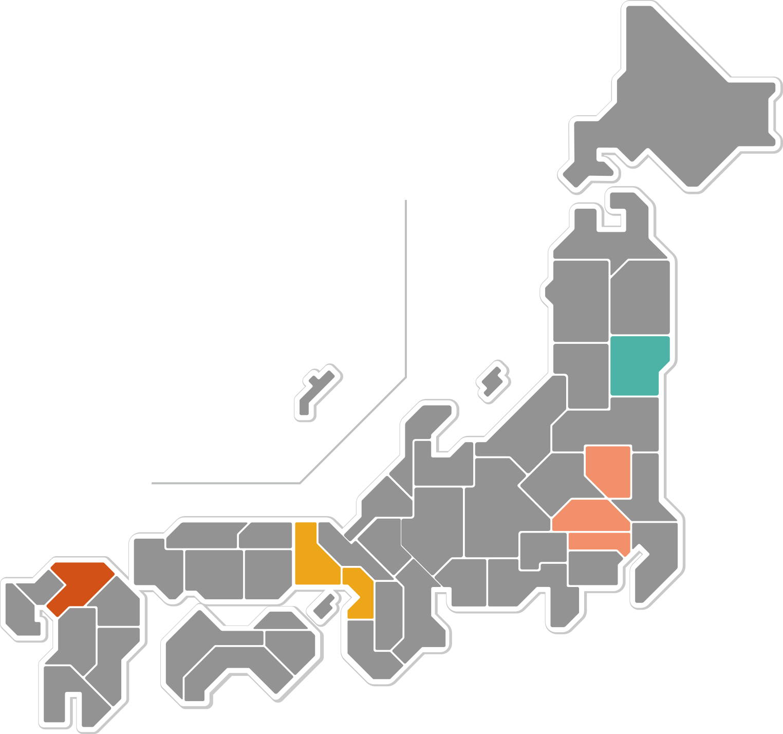 開催済みの都道府県